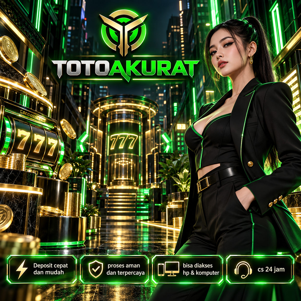 Banner TOTOAKURAT untuk Happy